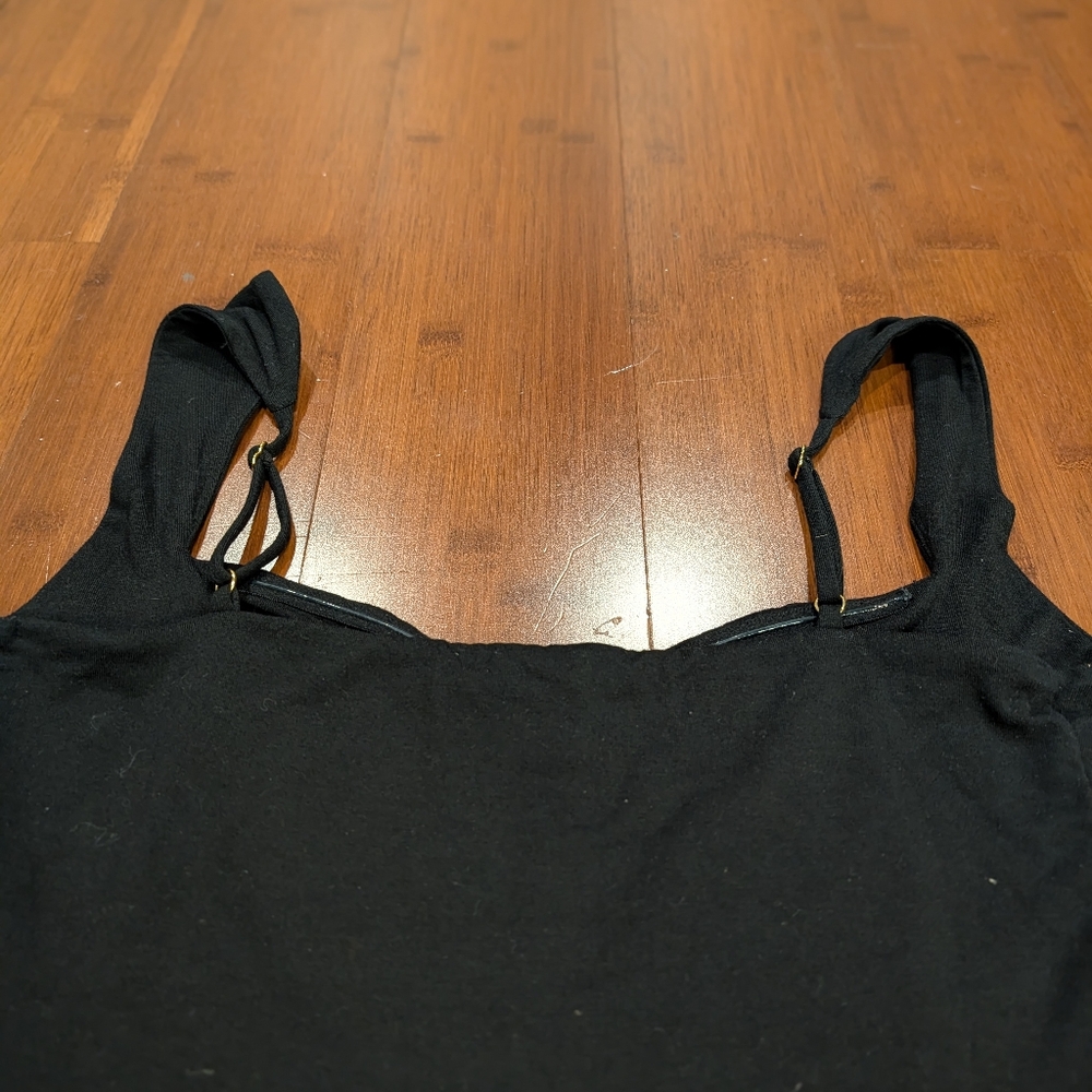 Oh Polly Jolie Sweetheart Split Mini Dress - Black, Size US 8 LBD - Picture 9 of 12